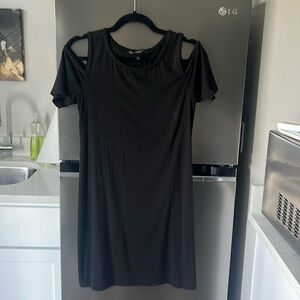 White House black market cold shoulder dress